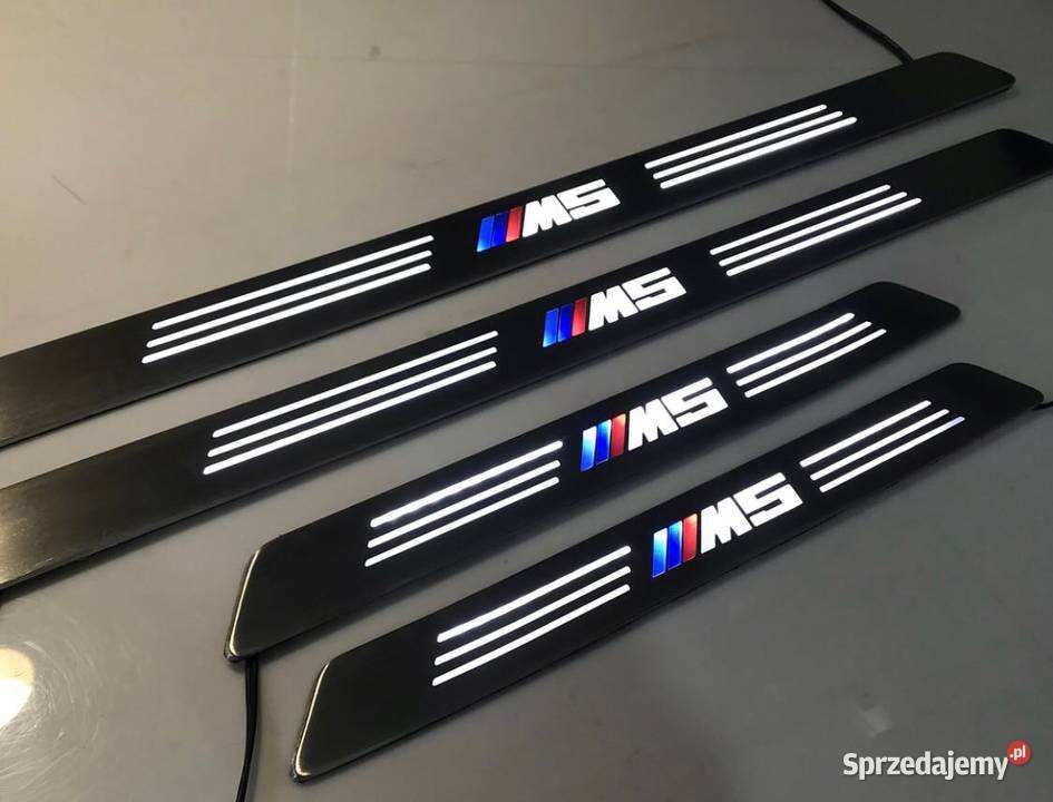Nakladki na progi LED BMW 5 E39 Nakładki progowe