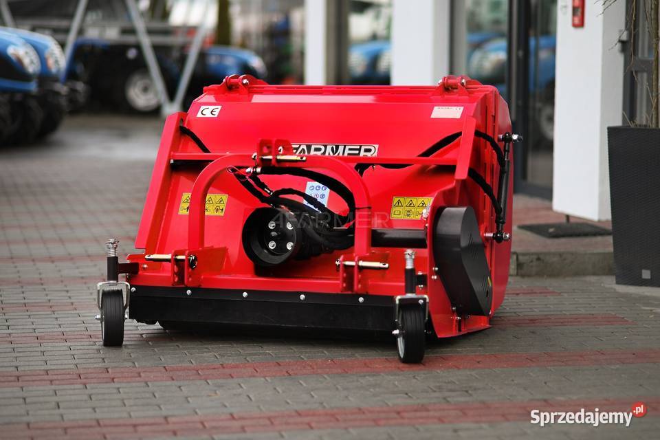 Kosiarka bijakowa z koszem na trawę FCN 120 nieuszkodzony