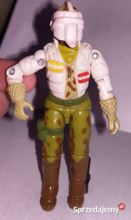 GI Joe Action Figure Joe Stalker 1989 wysyłka biały Figurki sprzedam