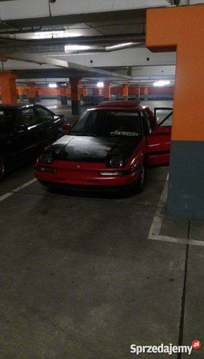 Mazda 323f 1992 r bg welurowa tapicerka Poznań