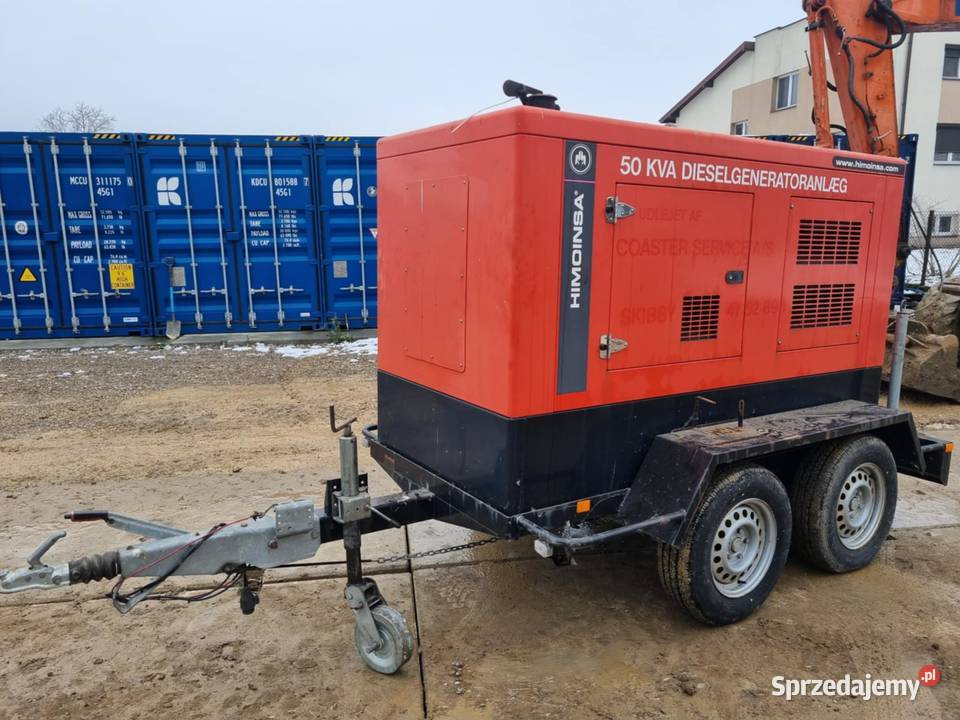 AGREGAT PRĄDOTWÓRCZY HIMOINSA 50 kVA 2015r 6800h Agregaty prądotwórcze Kraków sprzedam