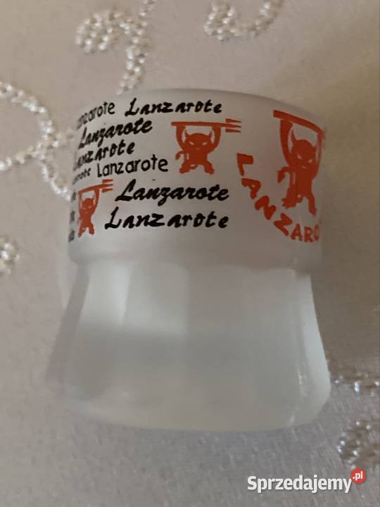 Kieliszek Souvenir Lanzarote Szkło Mrożone z śląskie Czerwionka-Leszczyny sprzedam