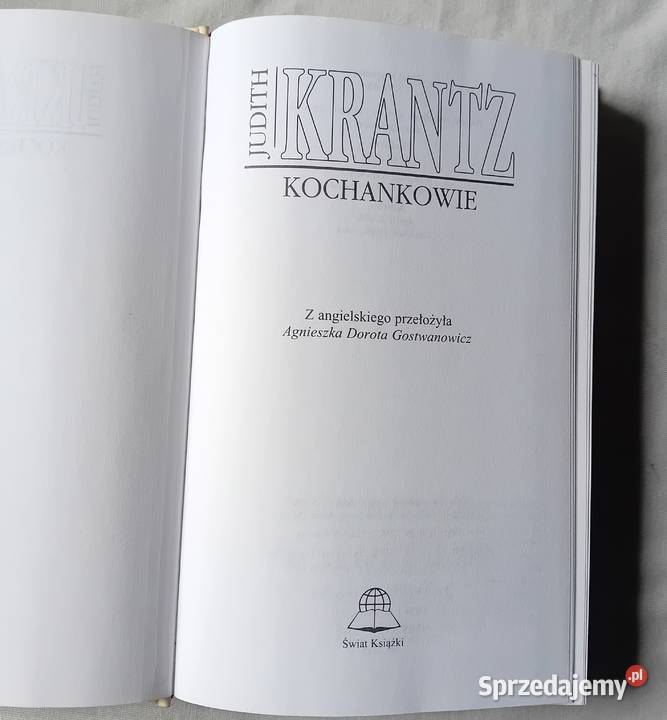 Judith Krantz Kochankowie Świat Książki 1995 r Koźminek