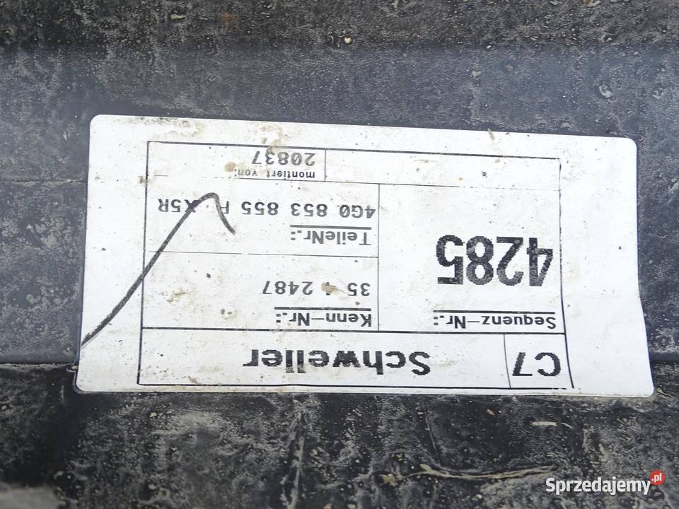 LISTWA NAKŁADKA PROGOWA LEWA SLINE SEDAN KOMBI