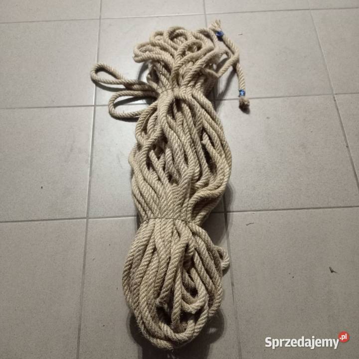 Lina Jutowa 52 metry 10 mm Sznurek Jutowy Drapak Kamień Pomorski sprzedam