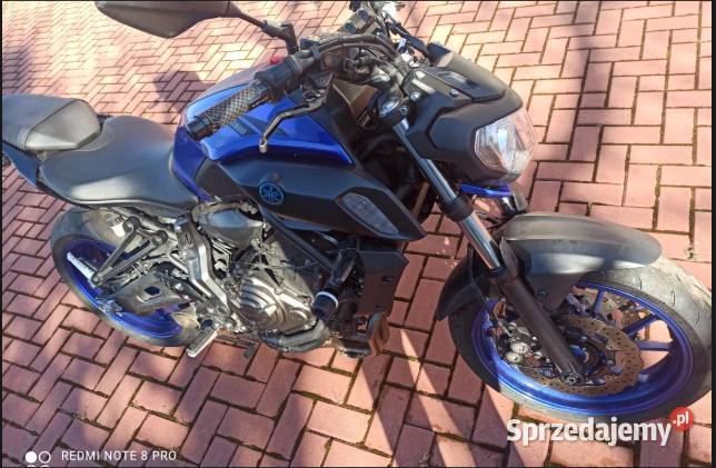 Yamaha mt07 A2 akrapovic 2019r Rok produkcji 2019 Yamaha Limanowa sprzedam