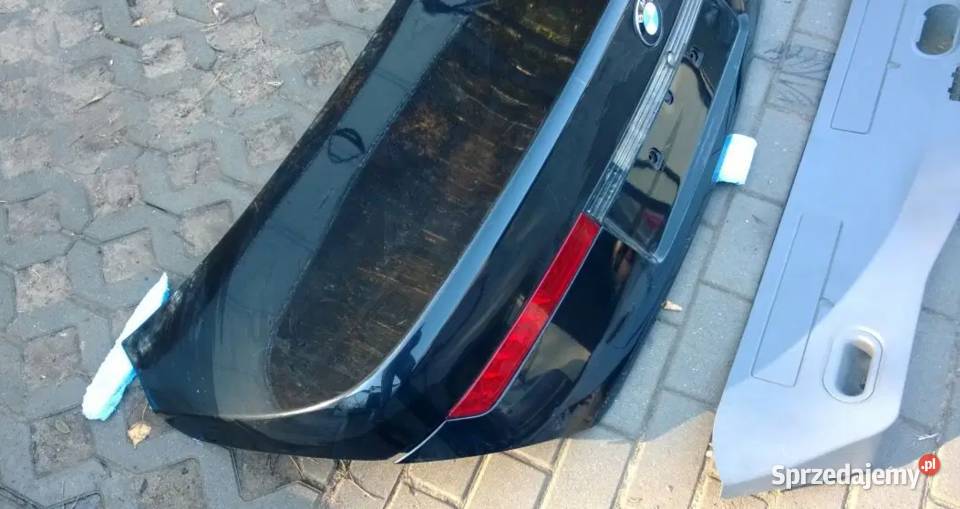BMW 7 E65 PRZED LIFTEM KLAPA TYŁ TYLNA CZARNA Rok produkcji 2002 Skrzynie biegów manualne Bydgoszcz sprzedam