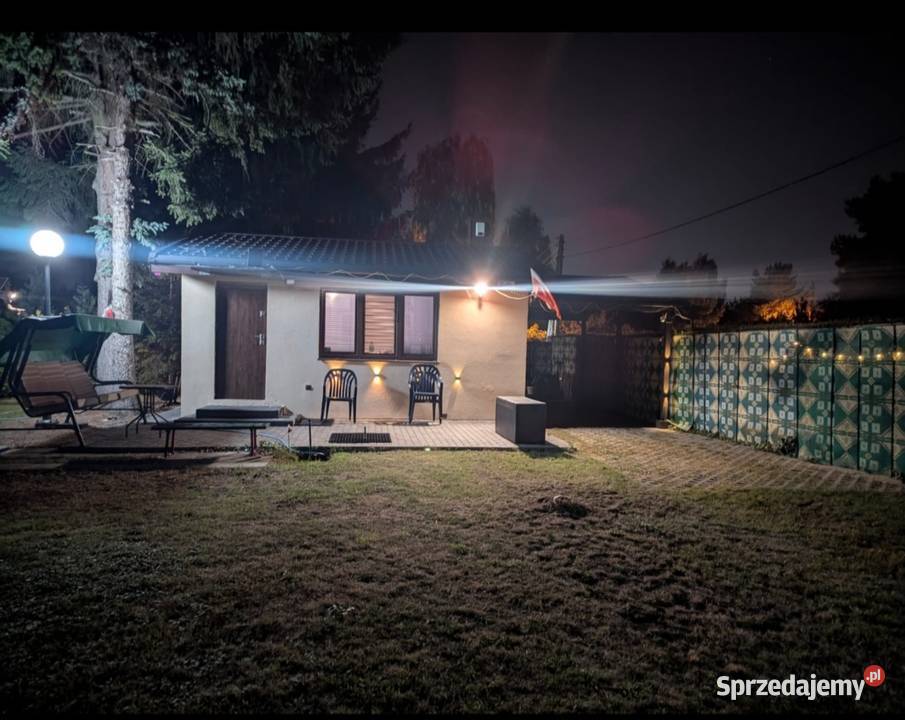 Działka ROD Warszawa z nowym całorocznym domkiem 310m2