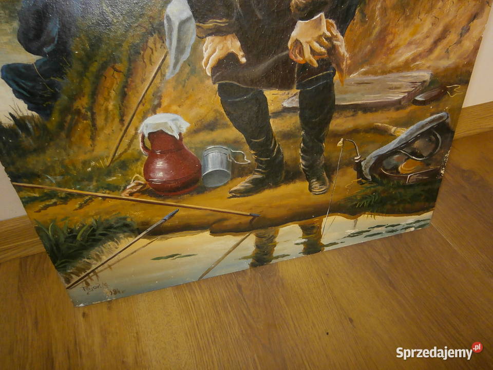 Obraz na płótnie PajorM 1984r ładny stan Łódź