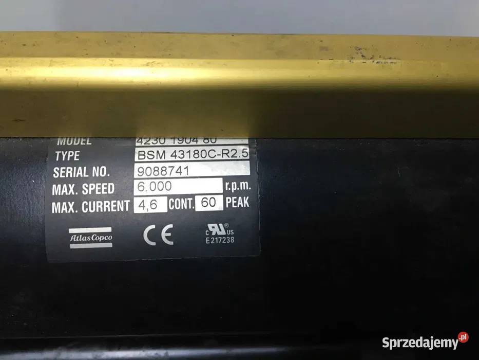 S ilnik serwo ATLAS COPCO 4230 1902 80 BSM łódzkie Łódź