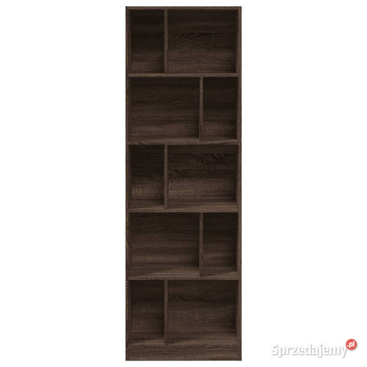 Regał brązowy dąb 57x285x174 materiał Regały Warszawa sprzedam