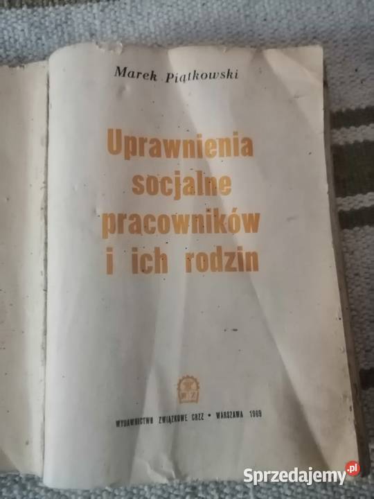ksiazka uprawnienia socjalne pracownikow i ich Legnica