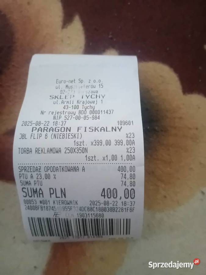 Głośnik JBL Flip 6 śląskie