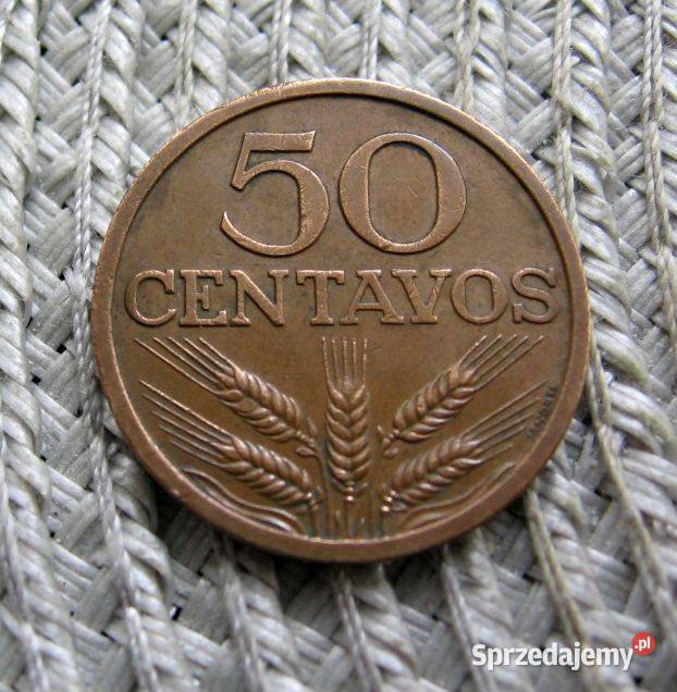 Portugalia 50 Centavos 1970r Numizmatyka wielkopolskie Kalisz