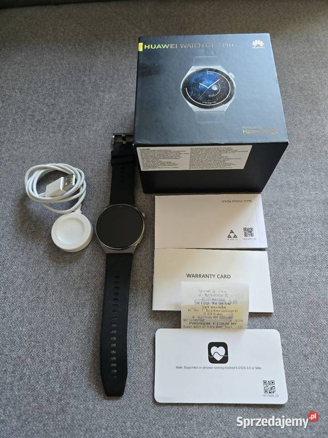 Huawei Watch GT 3 Pro Gwarancja Czarna Woda