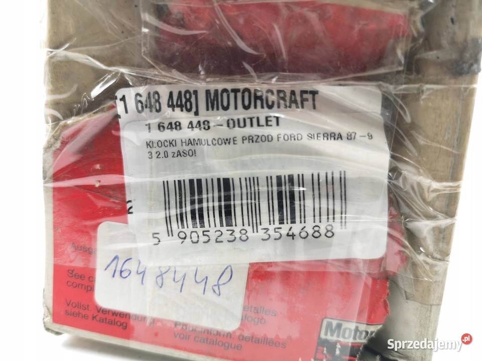 KLOCKI HAMULCOWE TYŁ FORD SIERRA COSWORTH 8790