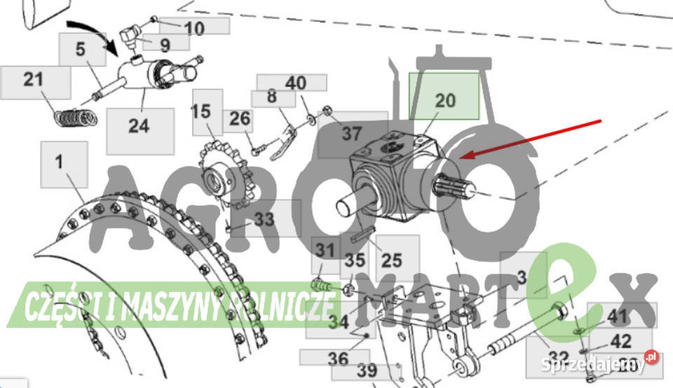5SY57260573 REDUKTOR JD dolnośląskie Wichrów