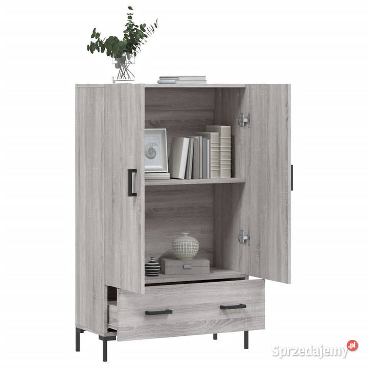 Wysoka szafka szary dąb sonoma 695x31x115 Warszawa