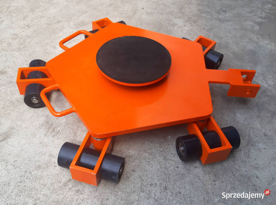 Wózek skrętny 8ks 9 ton do transportu maszyn Lubanie sprzedam