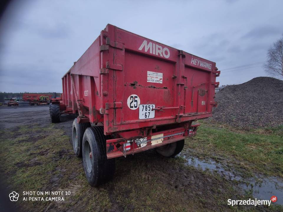 Przyczepa 14T Heywang Miro Łobżenica