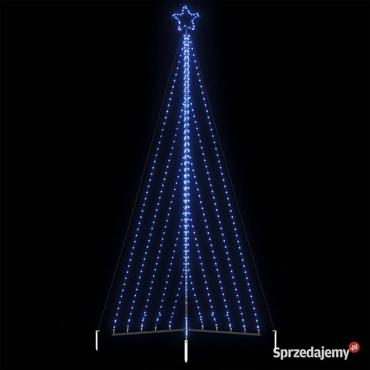 Lampki choinkowe 570 niebieskich LED 399 Warszawa