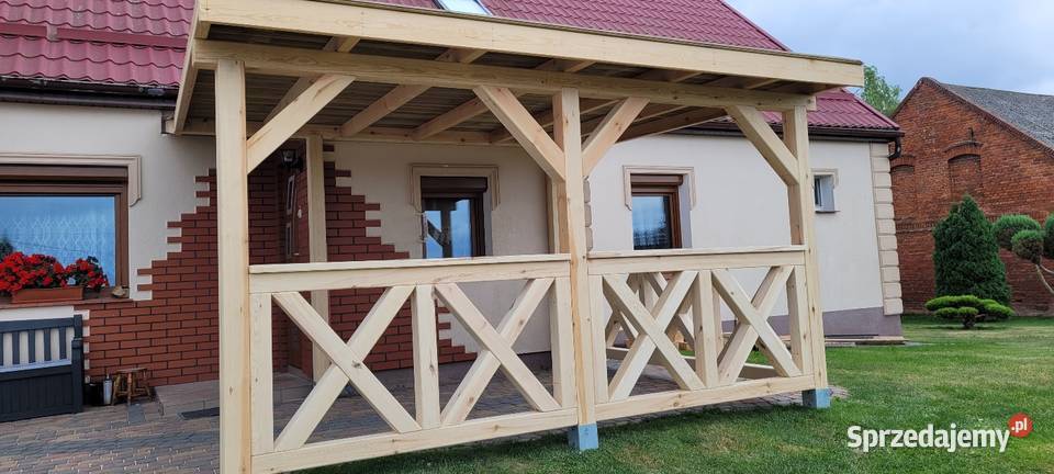 ZADASZENIE TARAS WIATA ALTANA wielkopolskie Kijaszkowo