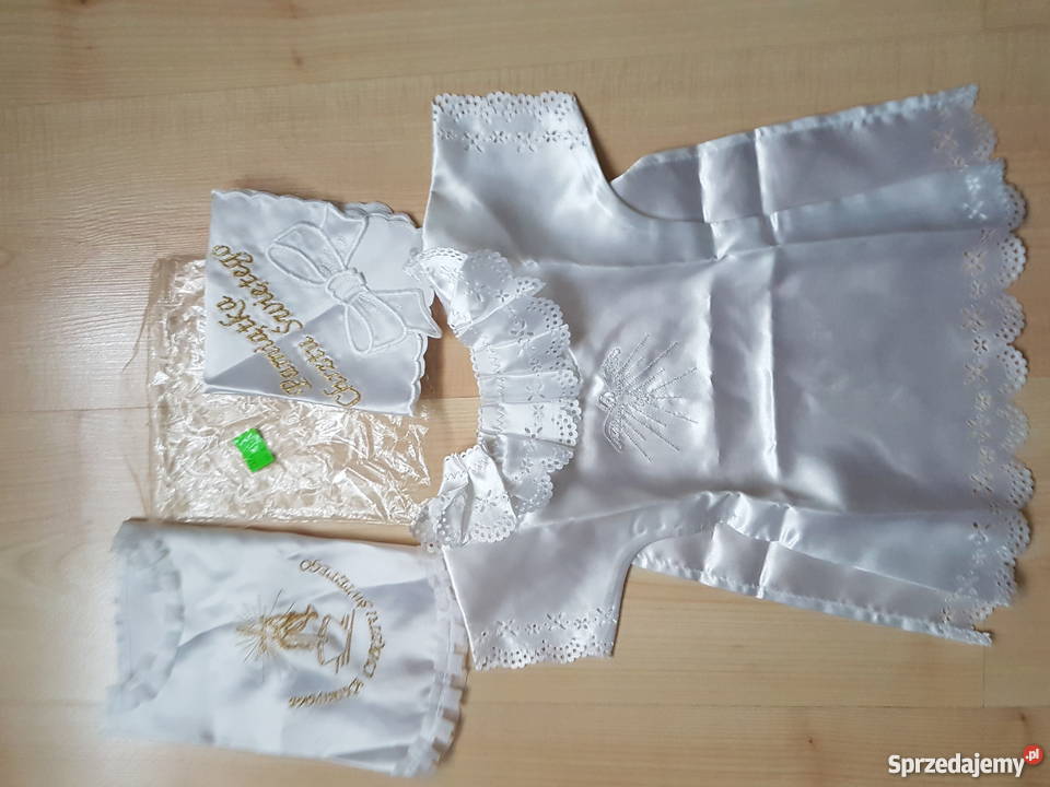 Szatka do chrztu świętego 3 dziewczynki Warszawa sprzedam