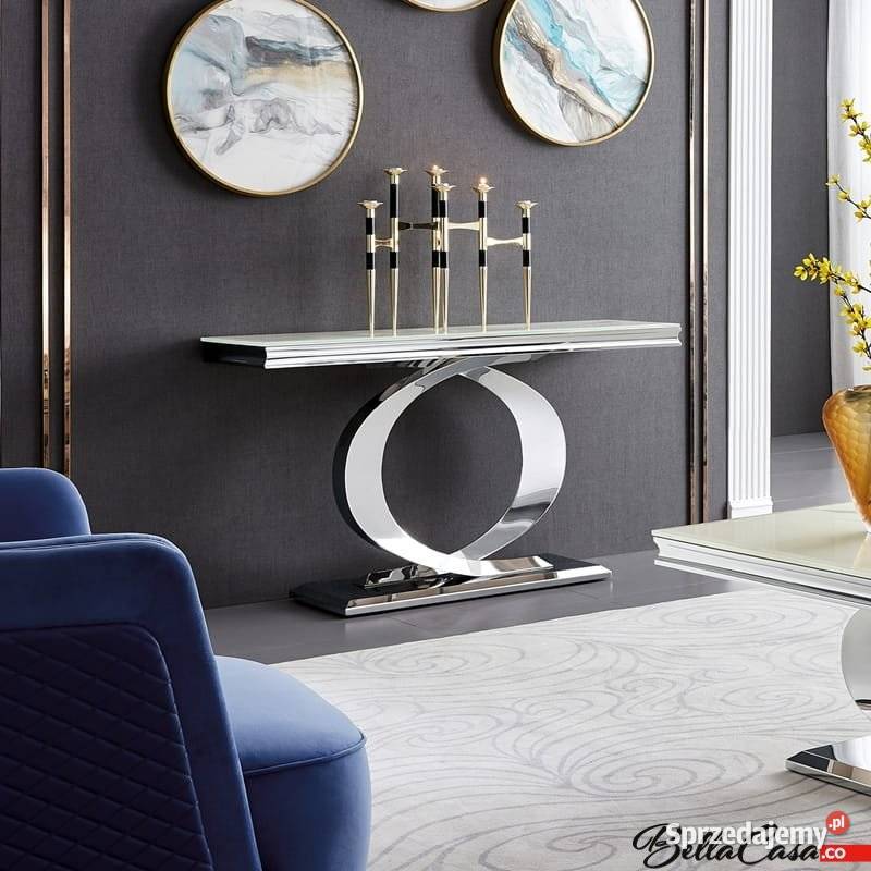 Konsola glamour do salonu Buffalo blat spiek Warszawa sprzedam
