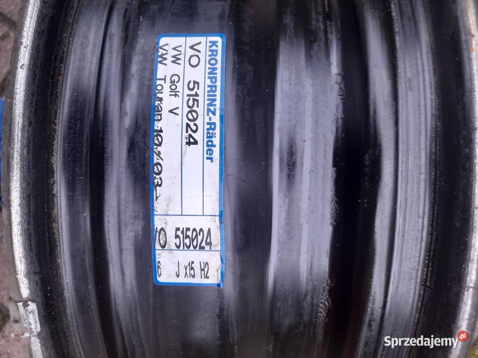 Felgi stalowe 15 golf turan octavia Części samochodowe Radom