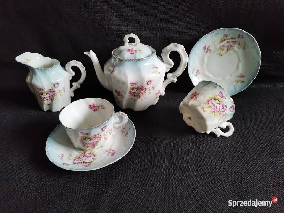 Stara przedwojenna ciekawa porcelana Secesja Siemianowice Śląskie