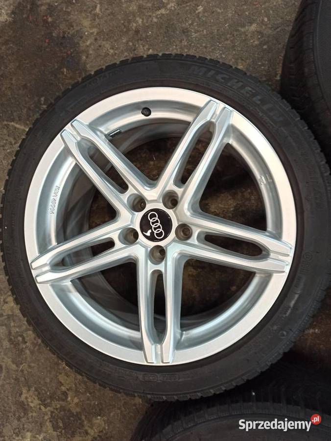 Alufelgi Audi 5x112 R18 Opony Zimowe Michelin Opony i felgi
