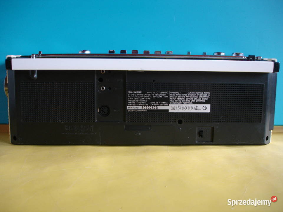 Radiomagnetofon SHARP QT27H lubuskie Zielona Góra sprzedam