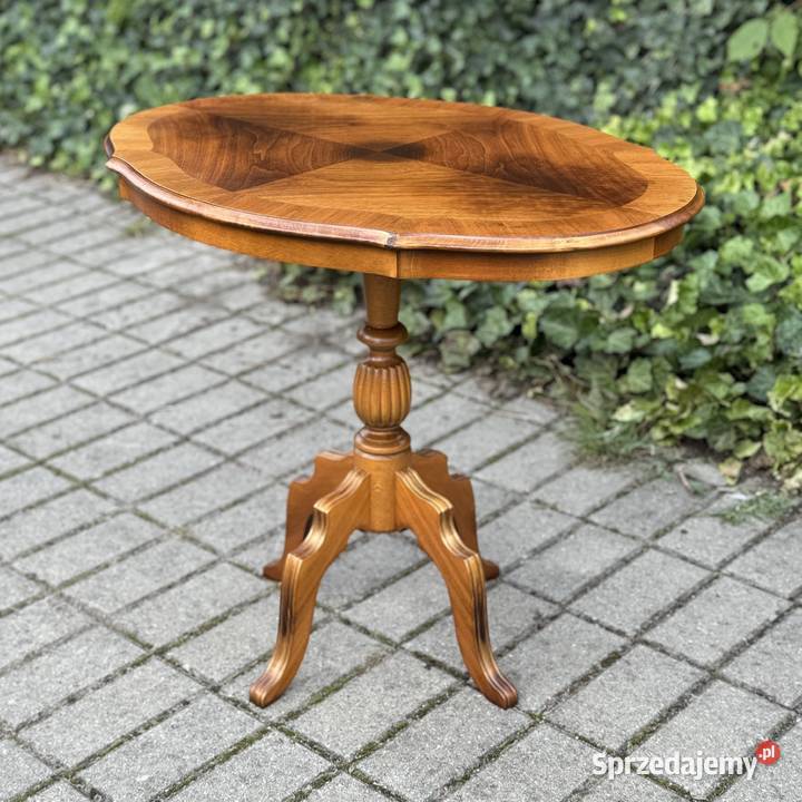ARTexpert Stół stolik kawowy owalny Ludwik Dobrzany