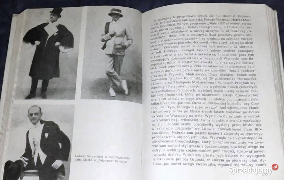 Wielcy artyści małych scen Ludwik Sempoliński Książki i Podręczniki Chełm sprzedam