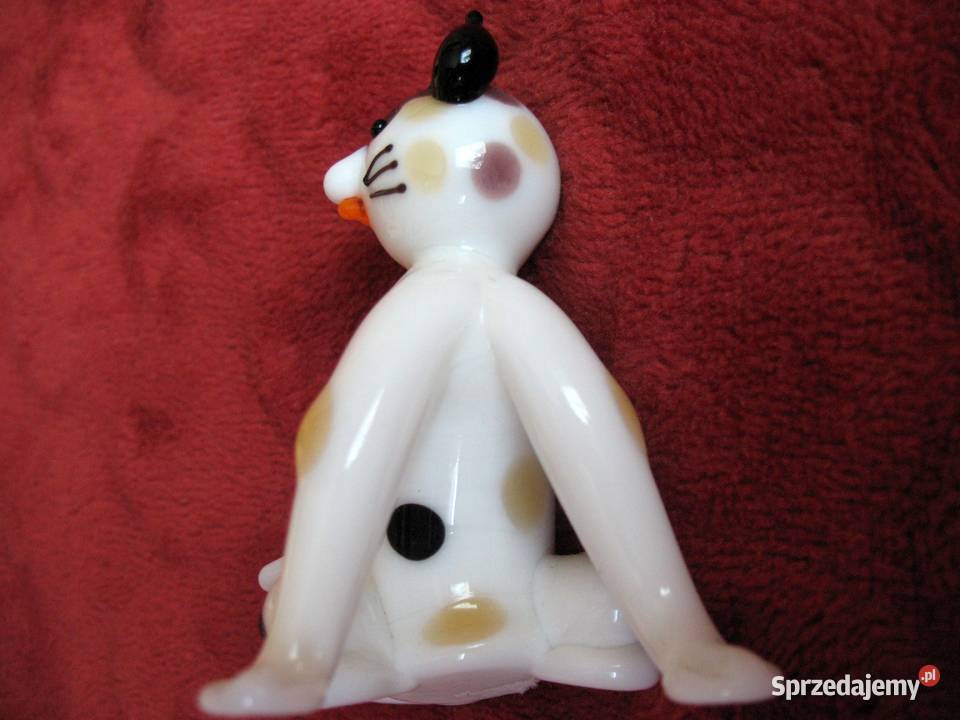 Kot elegancik figurka ze szkła w stylu M 7 x 5 x Siedlce