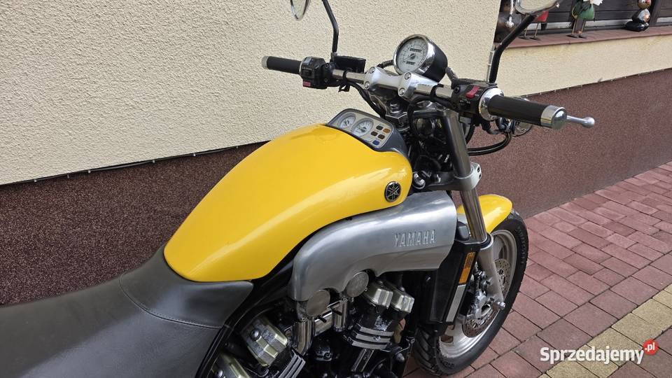Yamaha v maxx v boost 1200 klasyk motocykl zolty sportowy Mielec