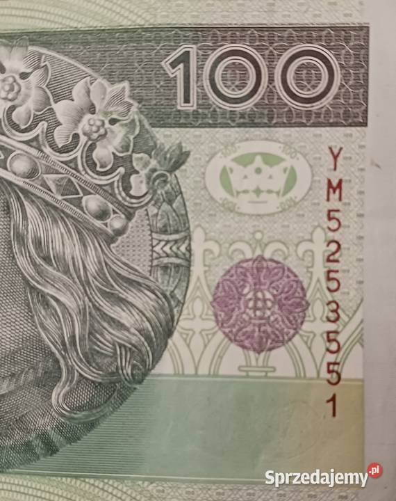 100 Władysław II Jagiełło Seria YM 1994 r sprzedam