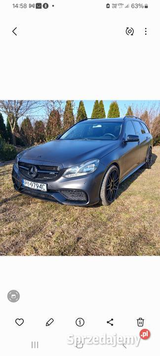 Mercedes Eklassa CDI pakiet AMG Tulce sprzedam