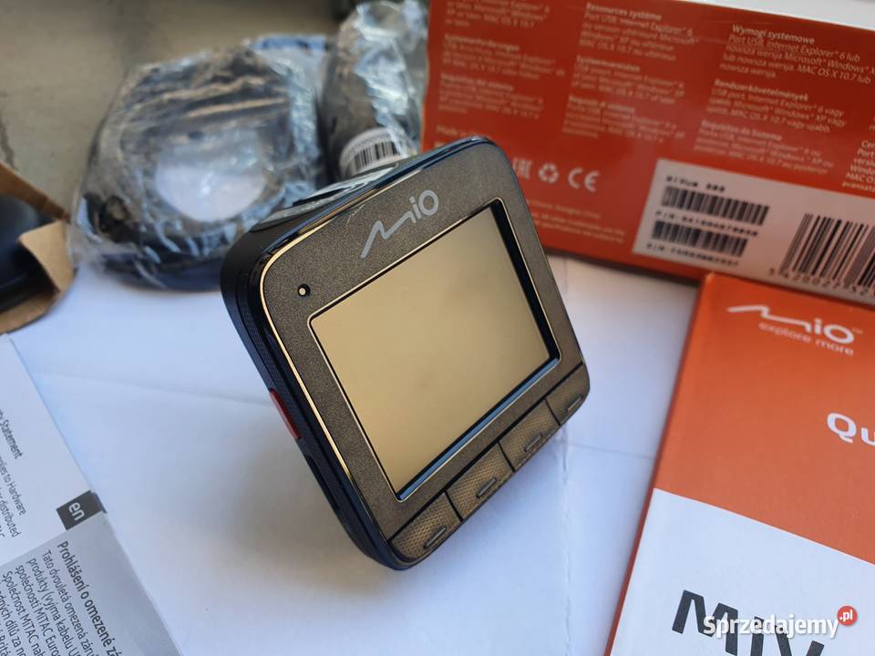 WideRejestrator Mio 508 MiVue Nowy KOMPLET Kraków