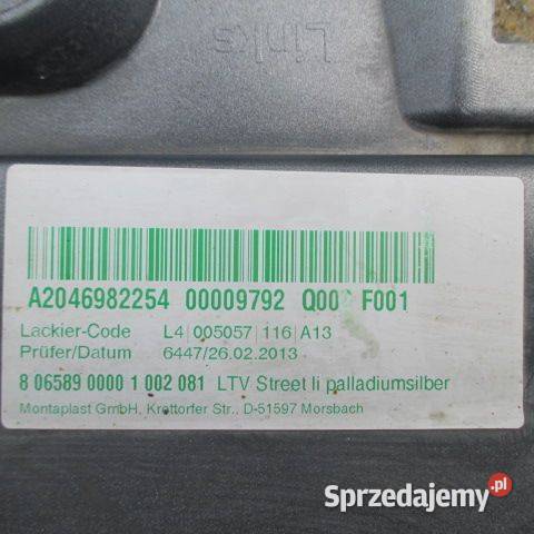 LISTWA PROGOWA LEWA MERCEDES GLK X204