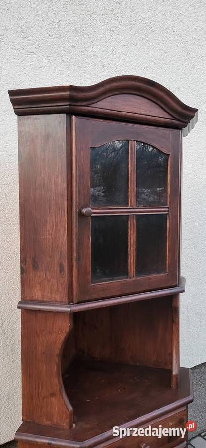 Szafka narożna drewniana Wrocław