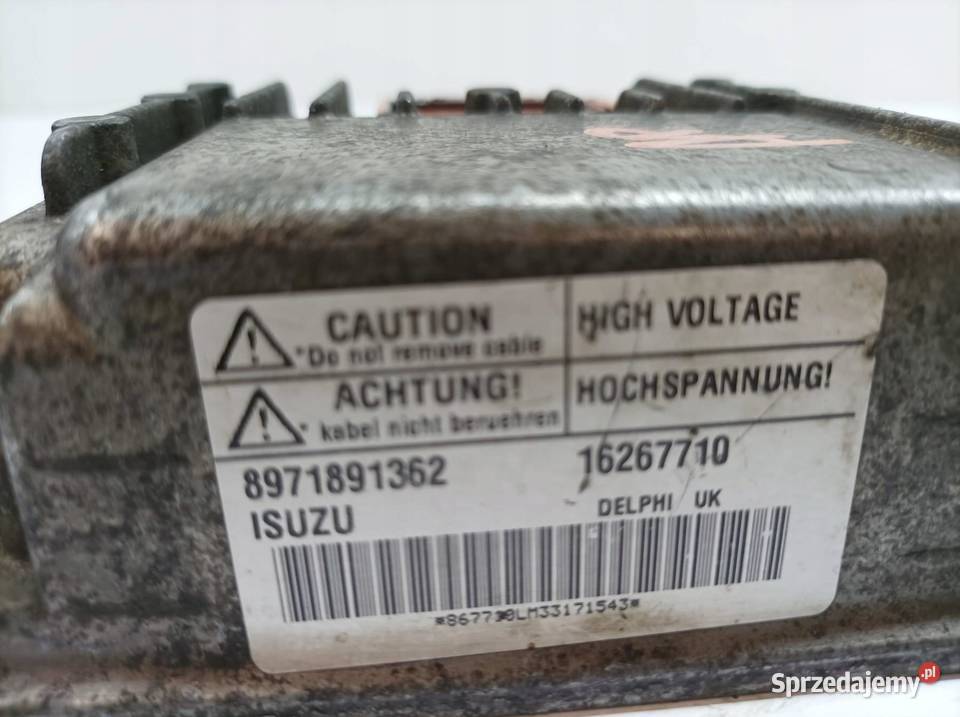 MODUŁ STEROWNIK POMPY WTRYSKOWEJ 8971891362 Opel sprzedam