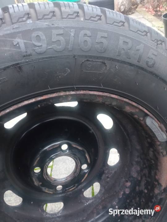 Felga stalowa 4x108 R15 z oponami podkarpackie Mielec