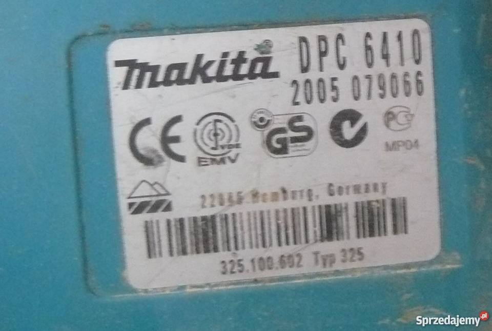 Piła do kostki kamienia asfaltu MAKITA DPC 7331 Spalinowe Kraków sprzedam