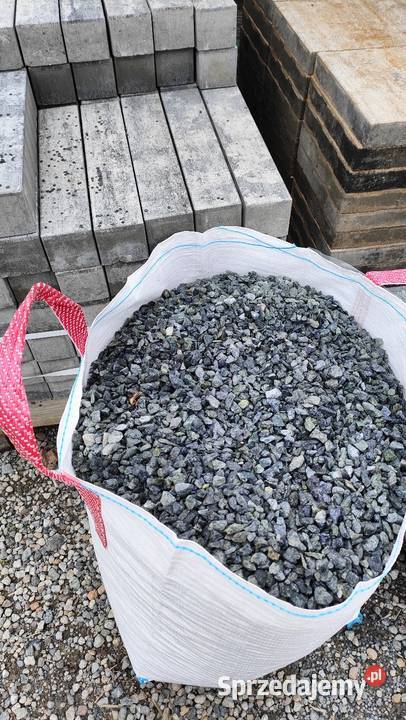 Grys zielony mały bigbag kruszywo kamień Myślenice