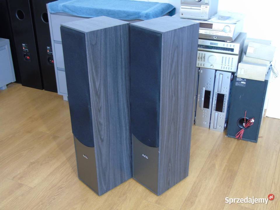 Mocne i ładne kolumny AEG 2 x 500 wat DOSTAWA podkarpackie Jasło