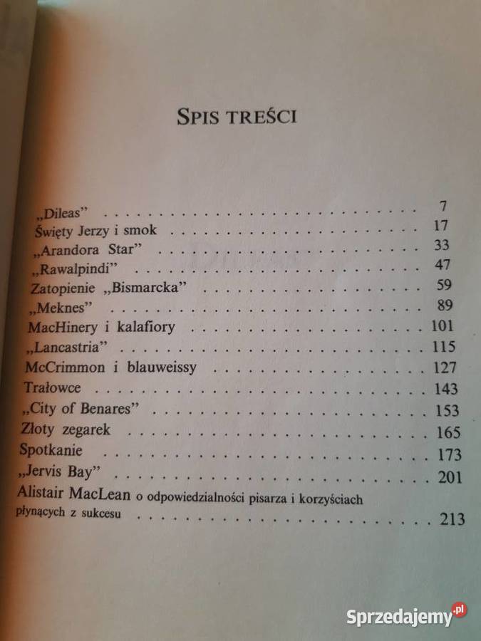 Bezkresne Morze Alistair Mac Lean PRIMA wyd 1