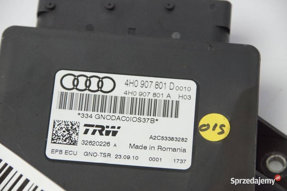 4H0907801A 4H0907801D A7 4G8 MODUŁ HAMULCA LEGAL Pozostałe Lipno sprzedam