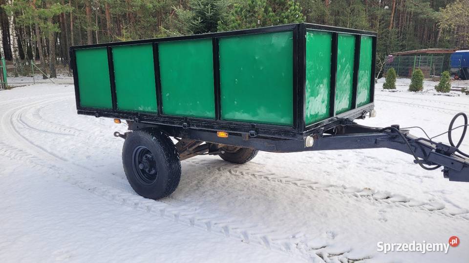 Przyczepa jednoosiowa wywrotka Tuchola