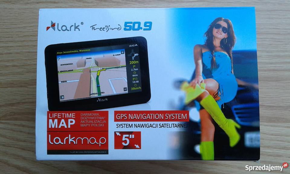 Nawigacja GPS LARK FreeBird 509 Gliwice